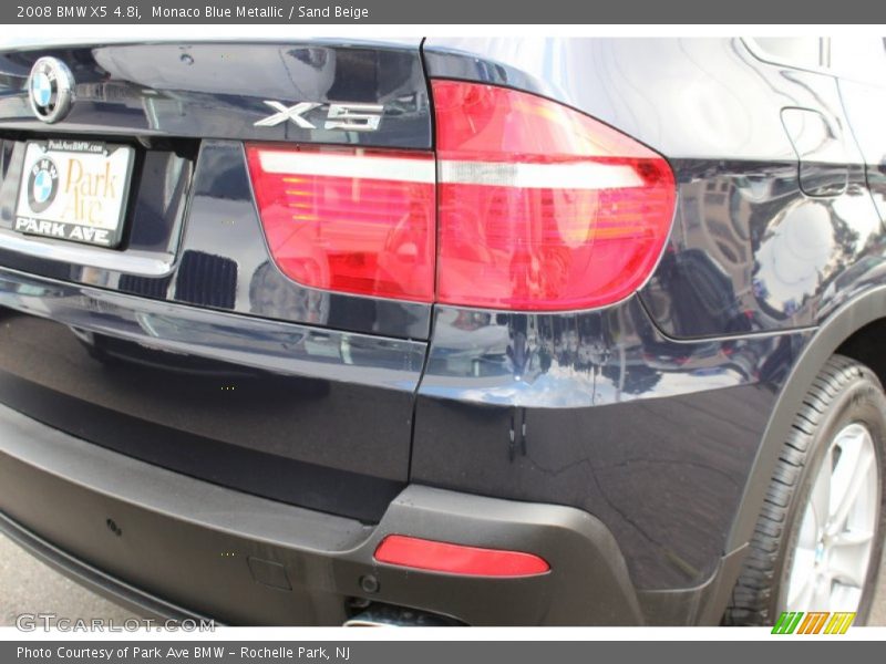 Monaco Blue Metallic / Sand Beige 2008 BMW X5 4.8i