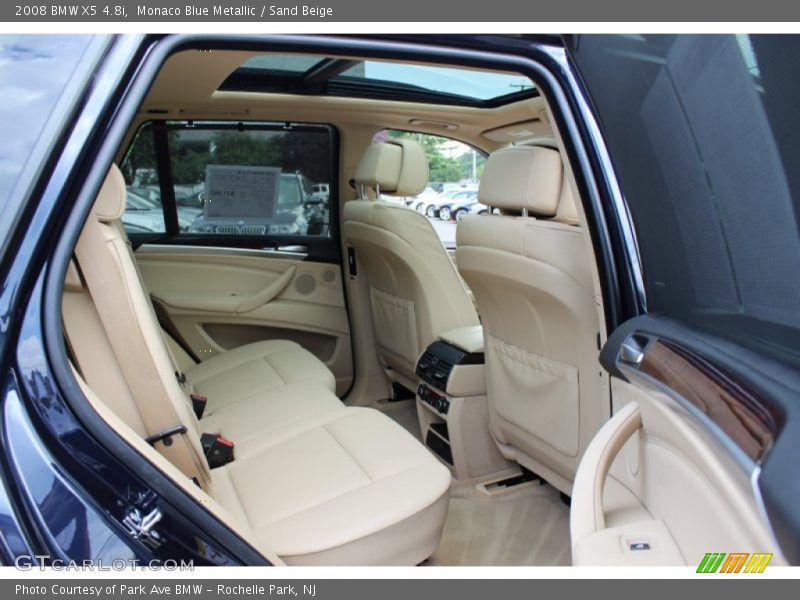 Monaco Blue Metallic / Sand Beige 2008 BMW X5 4.8i
