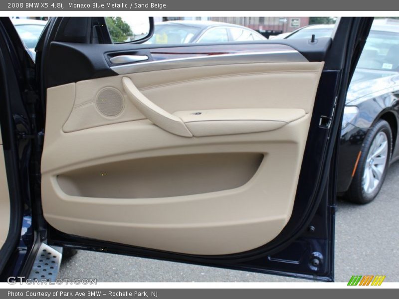 Monaco Blue Metallic / Sand Beige 2008 BMW X5 4.8i