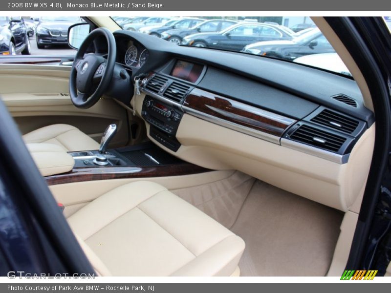 Monaco Blue Metallic / Sand Beige 2008 BMW X5 4.8i