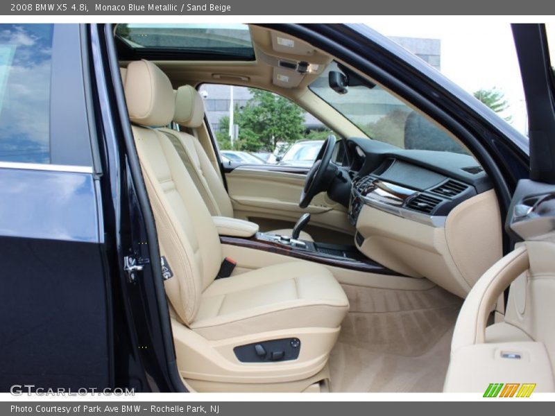 Monaco Blue Metallic / Sand Beige 2008 BMW X5 4.8i