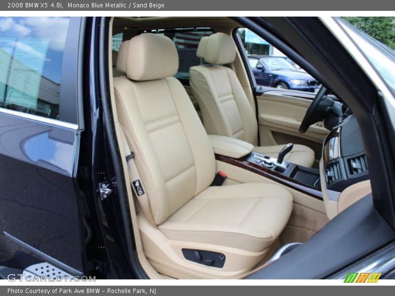 Monaco Blue Metallic / Sand Beige 2008 BMW X5 4.8i