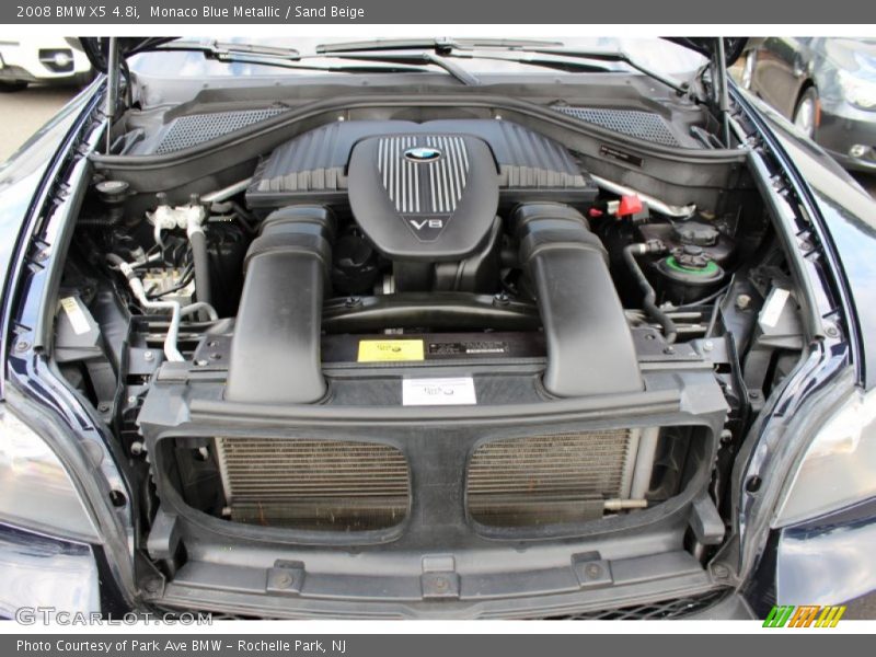 Monaco Blue Metallic / Sand Beige 2008 BMW X5 4.8i