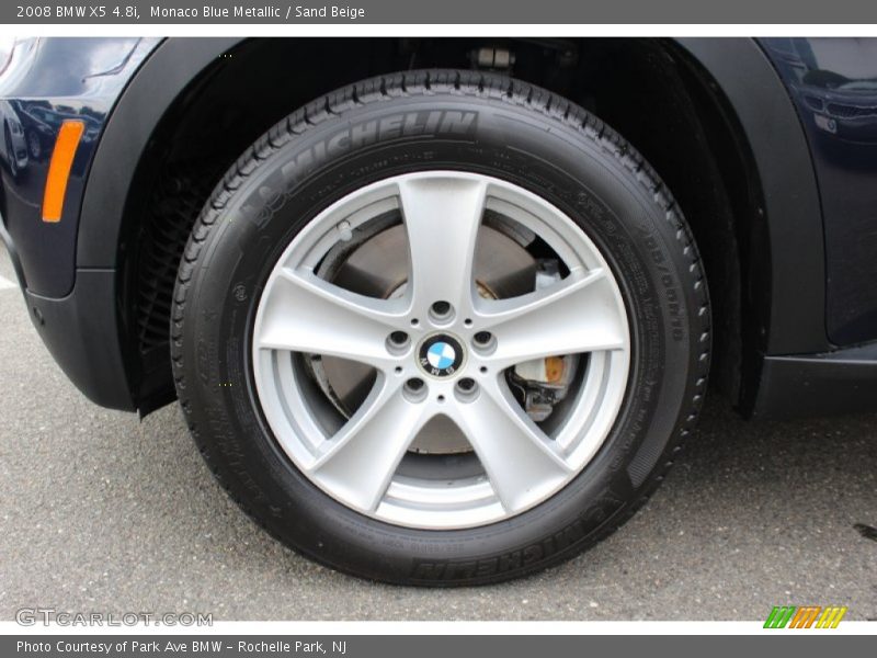 Monaco Blue Metallic / Sand Beige 2008 BMW X5 4.8i