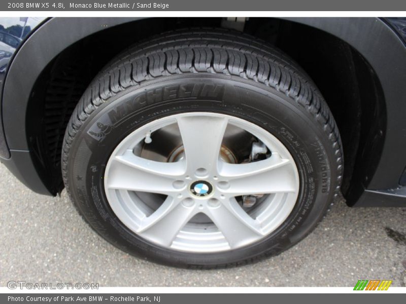 Monaco Blue Metallic / Sand Beige 2008 BMW X5 4.8i