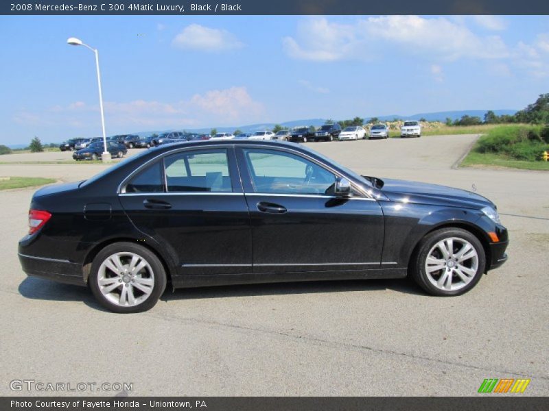 Black / Black 2008 Mercedes-Benz C 300 4Matic Luxury