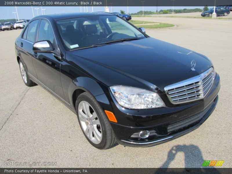 Black / Black 2008 Mercedes-Benz C 300 4Matic Luxury