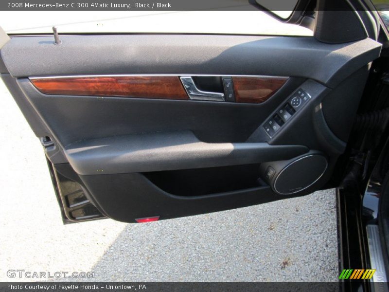 Black / Black 2008 Mercedes-Benz C 300 4Matic Luxury