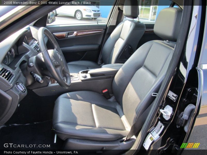 Black / Black 2008 Mercedes-Benz C 300 4Matic Luxury