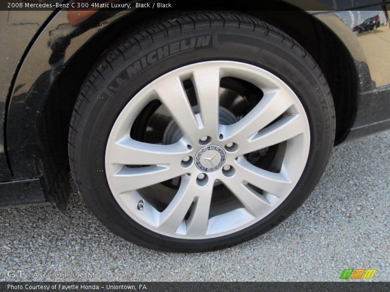 Black / Black 2008 Mercedes-Benz C 300 4Matic Luxury