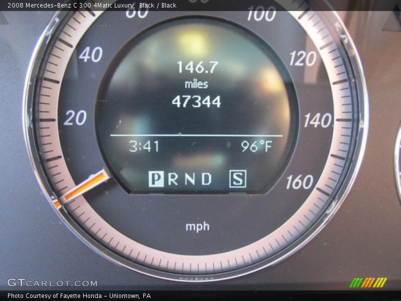Black / Black 2008 Mercedes-Benz C 300 4Matic Luxury