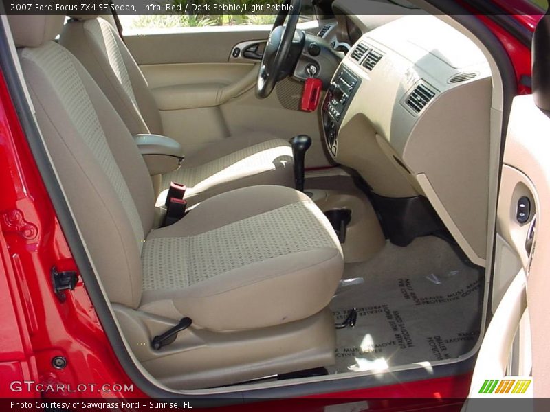 Infra-Red / Dark Pebble/Light Pebble 2007 Ford Focus ZX4 SE Sedan