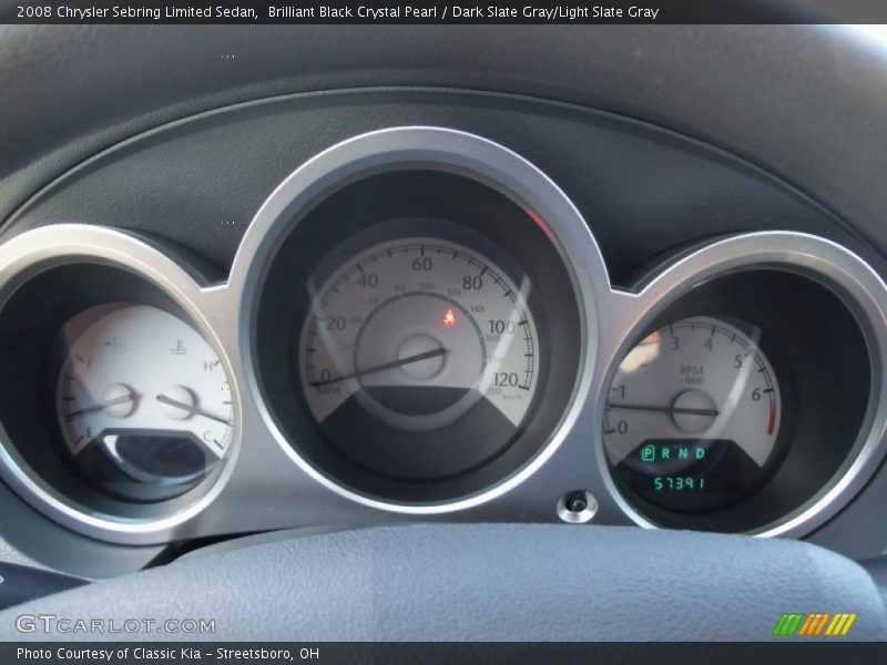  2008 Sebring Limited Sedan Limited Sedan Gauges