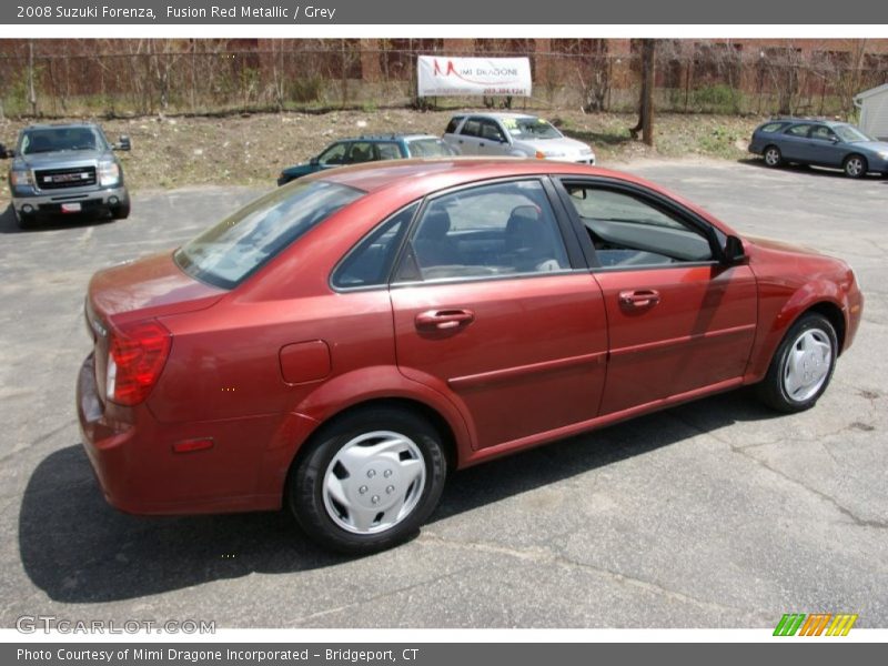 Fusion Red Metallic / Grey 2008 Suzuki Forenza