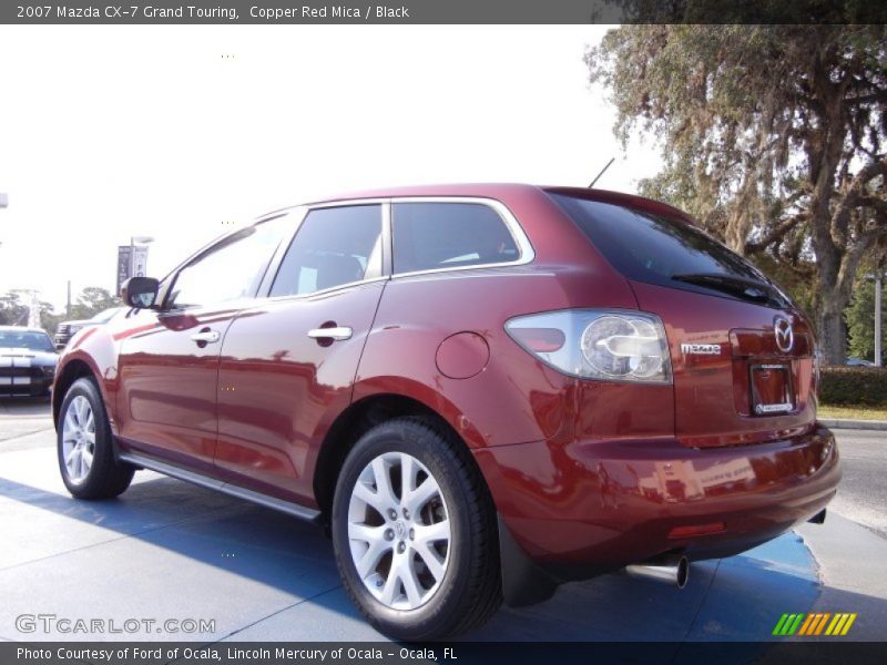 Copper Red Mica / Black 2007 Mazda CX-7 Grand Touring