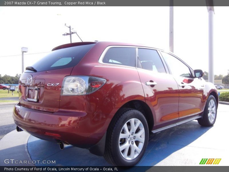 Copper Red Mica / Black 2007 Mazda CX-7 Grand Touring