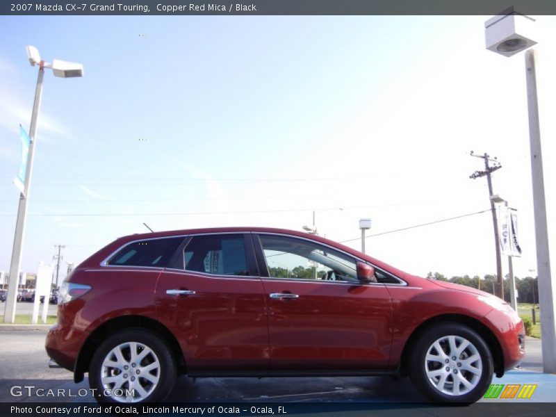 Copper Red Mica / Black 2007 Mazda CX-7 Grand Touring