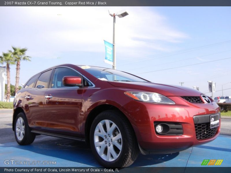 Copper Red Mica / Black 2007 Mazda CX-7 Grand Touring