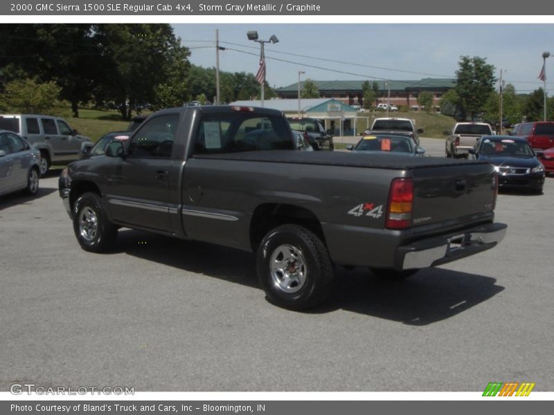 Storm Gray Metallic / Graphite 2000 GMC Sierra 1500 SLE Regular Cab 4x4