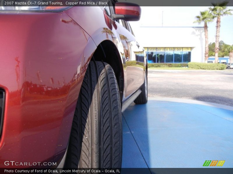 Copper Red Mica / Black 2007 Mazda CX-7 Grand Touring