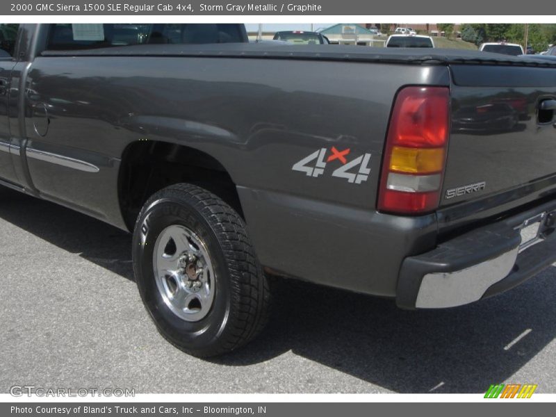 Storm Gray Metallic / Graphite 2000 GMC Sierra 1500 SLE Regular Cab 4x4