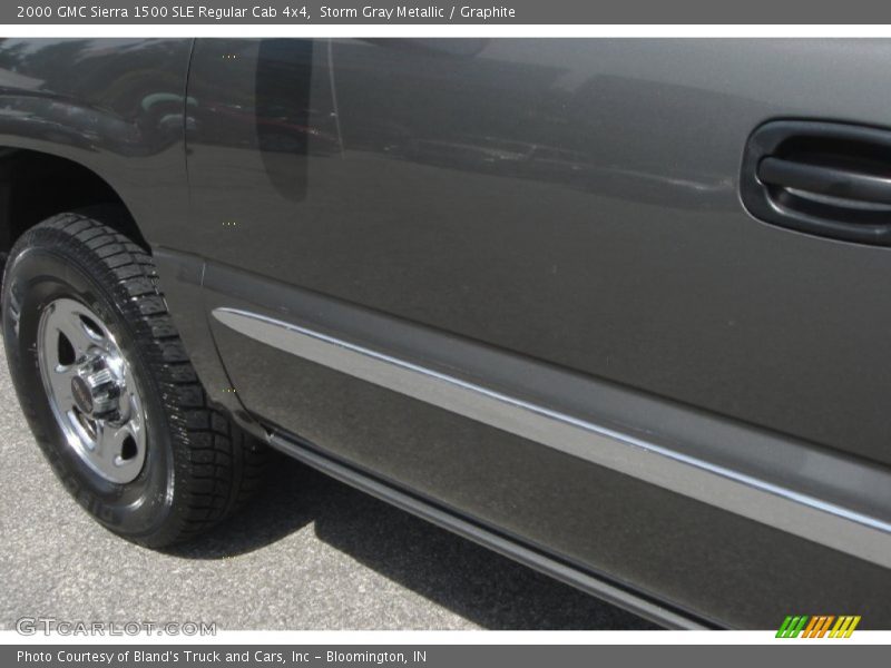 Storm Gray Metallic / Graphite 2000 GMC Sierra 1500 SLE Regular Cab 4x4