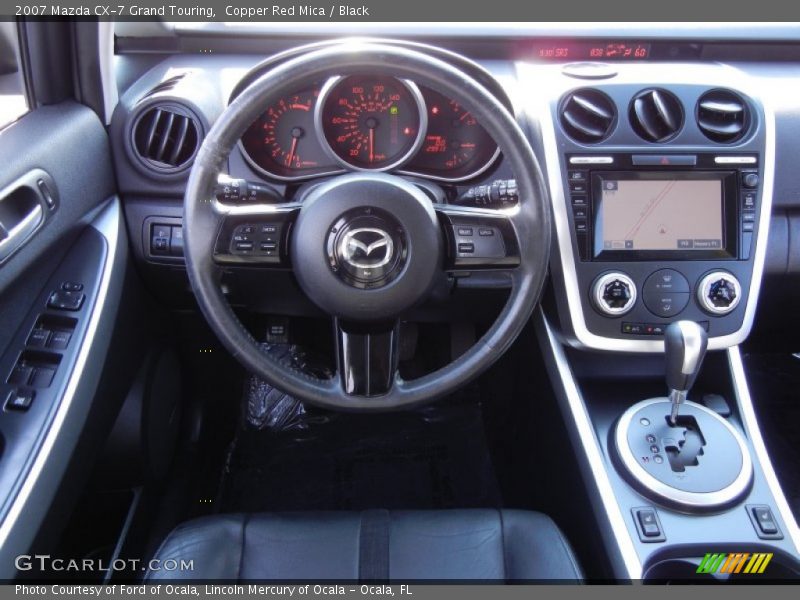 Copper Red Mica / Black 2007 Mazda CX-7 Grand Touring