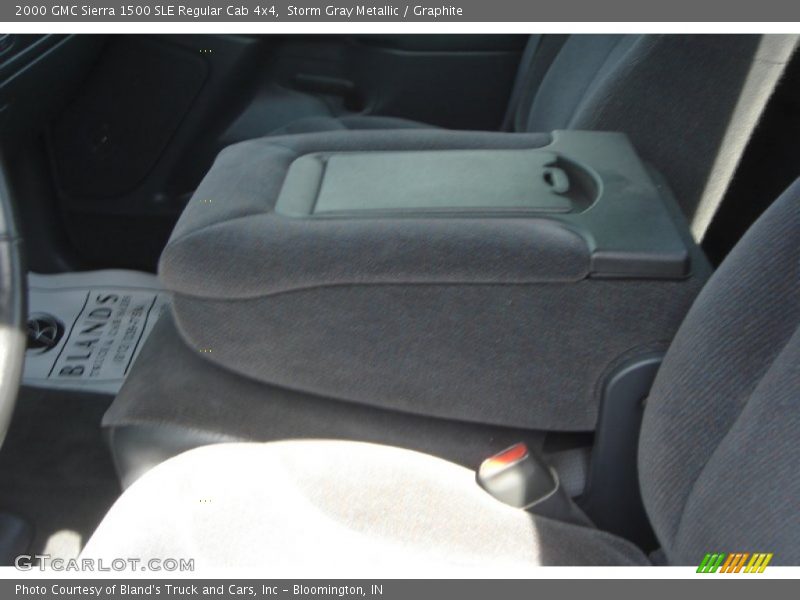 Storm Gray Metallic / Graphite 2000 GMC Sierra 1500 SLE Regular Cab 4x4