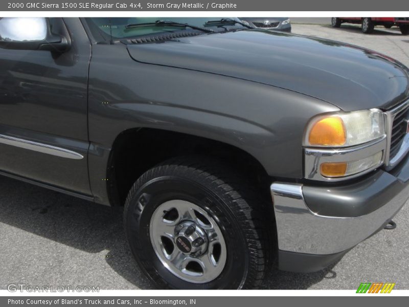Storm Gray Metallic / Graphite 2000 GMC Sierra 1500 SLE Regular Cab 4x4