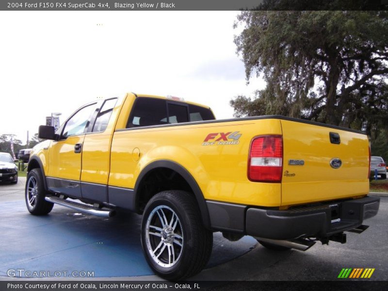  2004 F150 FX4 SuperCab 4x4 Blazing Yellow