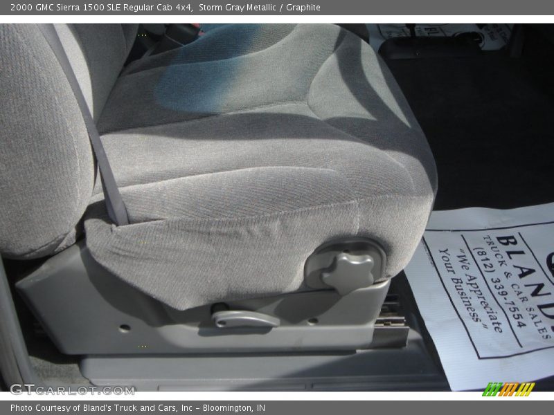 Storm Gray Metallic / Graphite 2000 GMC Sierra 1500 SLE Regular Cab 4x4