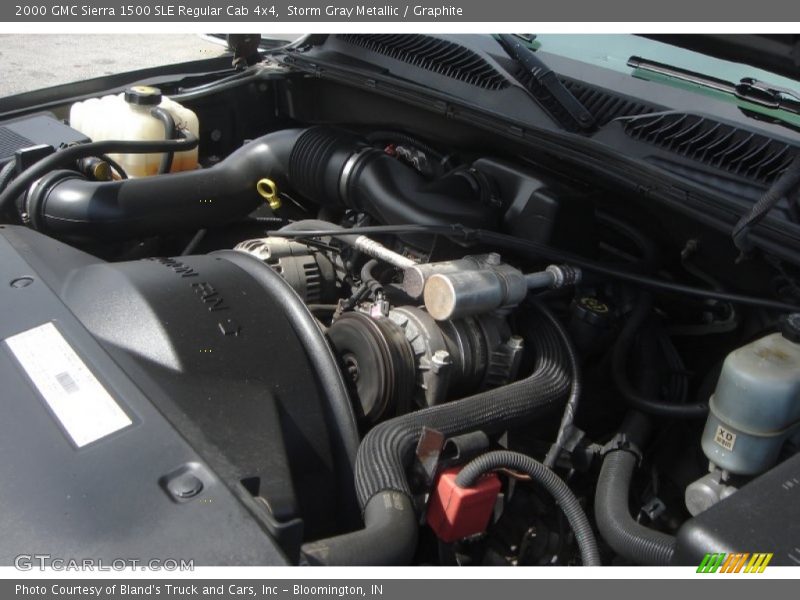 Storm Gray Metallic / Graphite 2000 GMC Sierra 1500 SLE Regular Cab 4x4