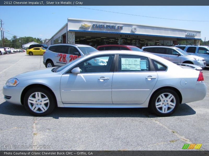 Silver Ice Metallic / Gray 2012 Chevrolet Impala LT