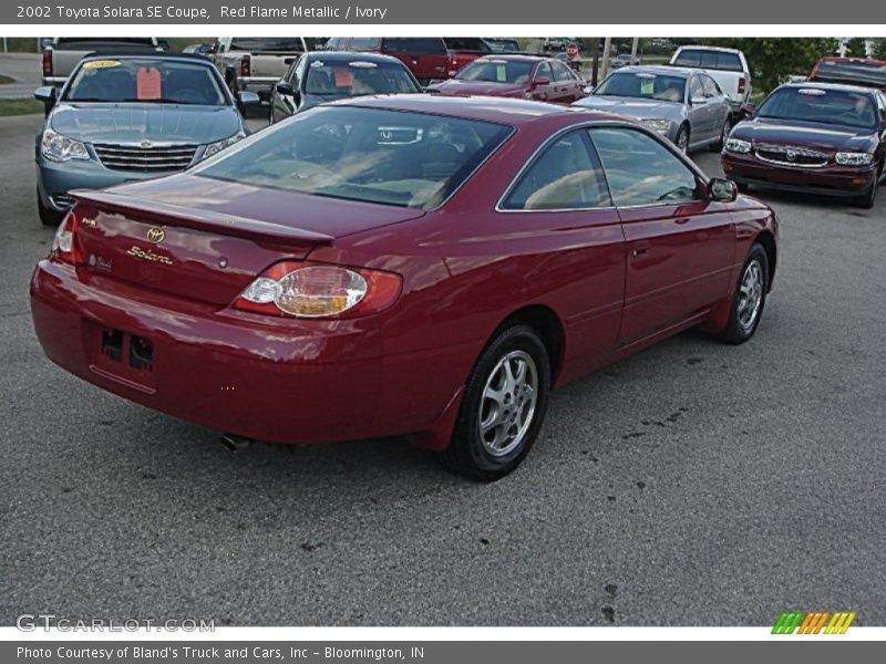 Red Flame Metallic / Ivory 2002 Toyota Solara SE Coupe
