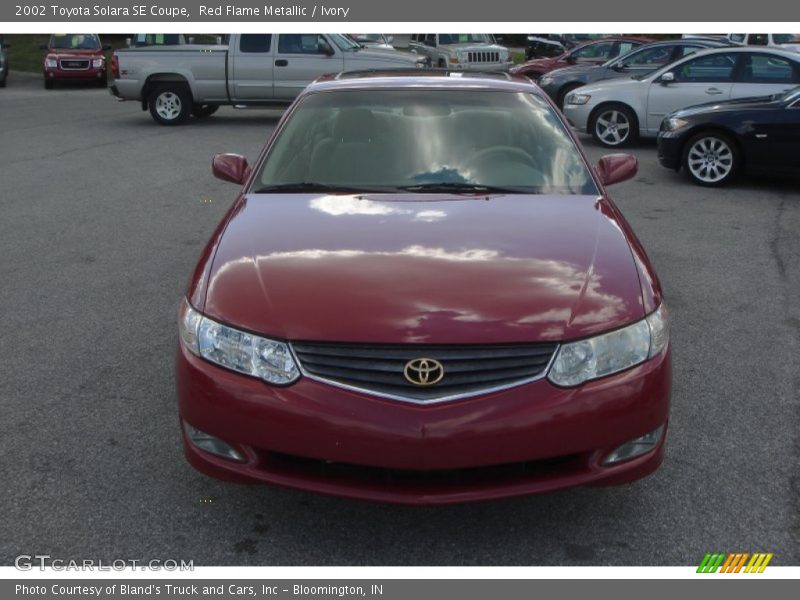 Red Flame Metallic / Ivory 2002 Toyota Solara SE Coupe