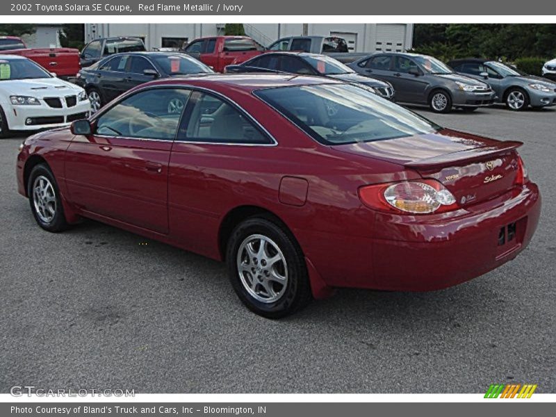 Red Flame Metallic / Ivory 2002 Toyota Solara SE Coupe