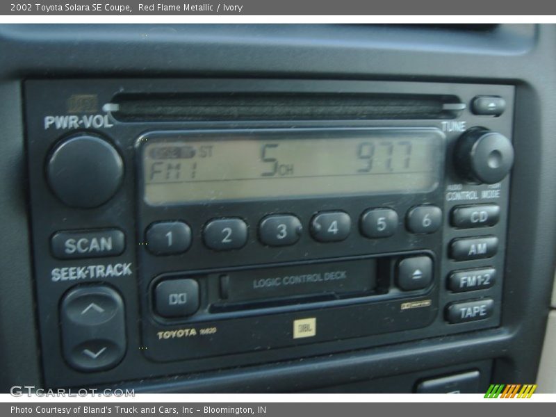 Red Flame Metallic / Ivory 2002 Toyota Solara SE Coupe