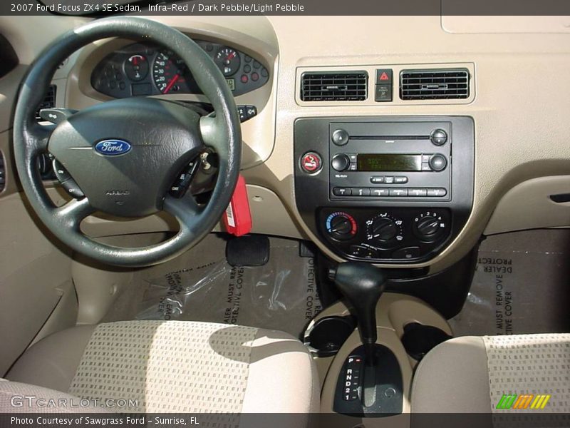 Infra-Red / Dark Pebble/Light Pebble 2007 Ford Focus ZX4 SE Sedan