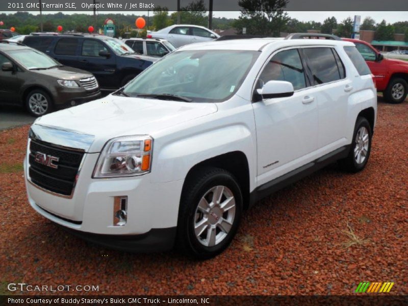 Olympic White / Jet Black 2011 GMC Terrain SLE