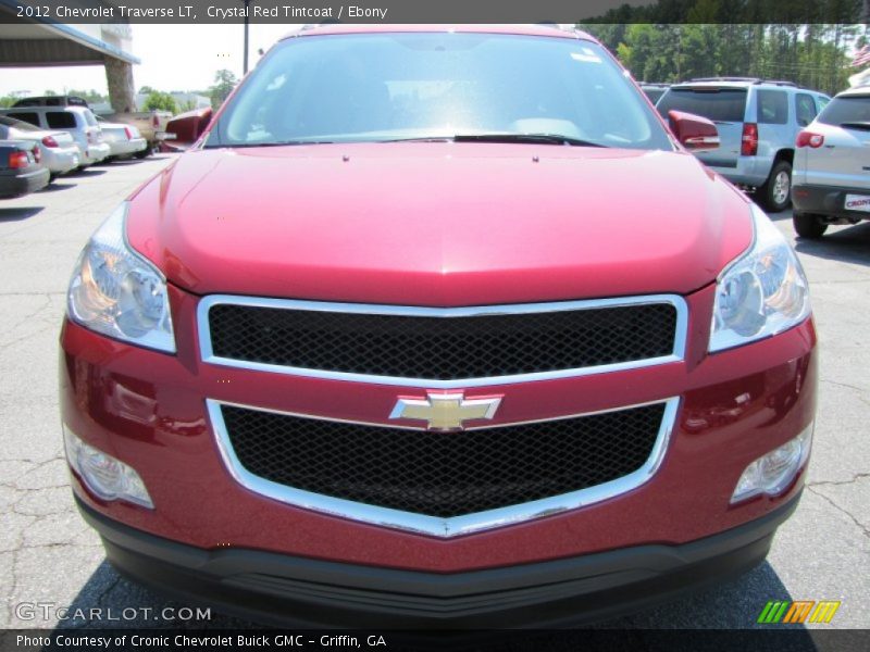 Crystal Red Tintcoat / Ebony 2012 Chevrolet Traverse LT