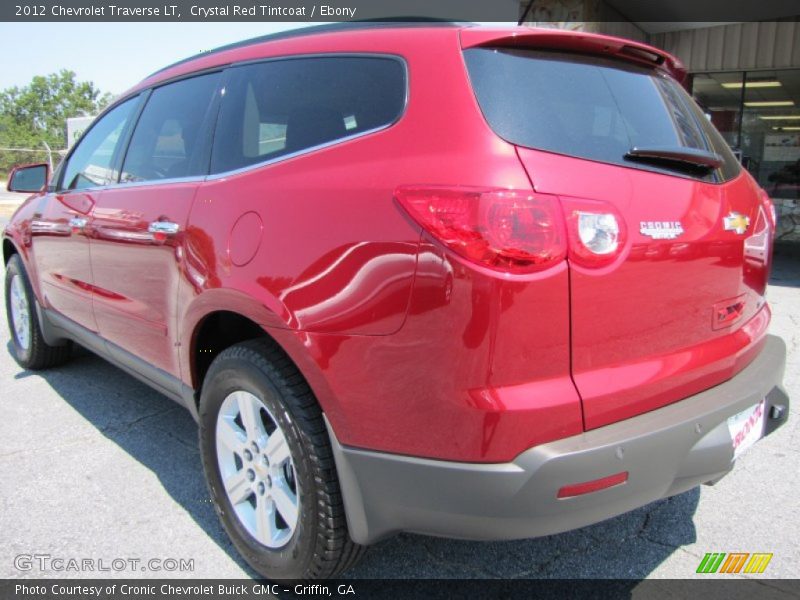 Crystal Red Tintcoat / Ebony 2012 Chevrolet Traverse LT