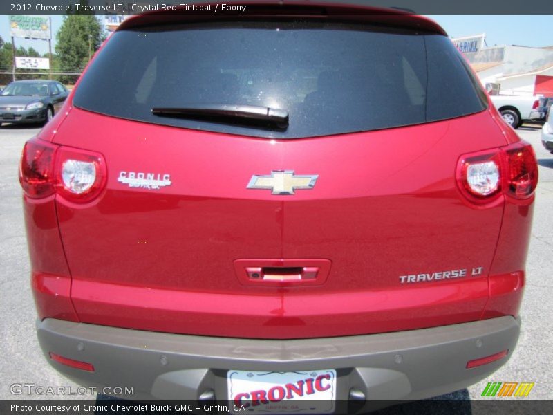Crystal Red Tintcoat / Ebony 2012 Chevrolet Traverse LT