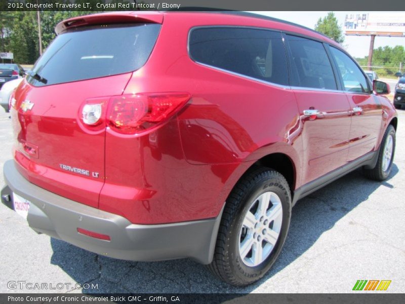 Crystal Red Tintcoat / Ebony 2012 Chevrolet Traverse LT