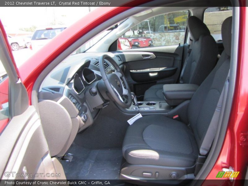 Crystal Red Tintcoat / Ebony 2012 Chevrolet Traverse LT