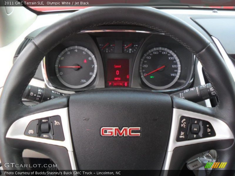 Olympic White / Jet Black 2011 GMC Terrain SLE