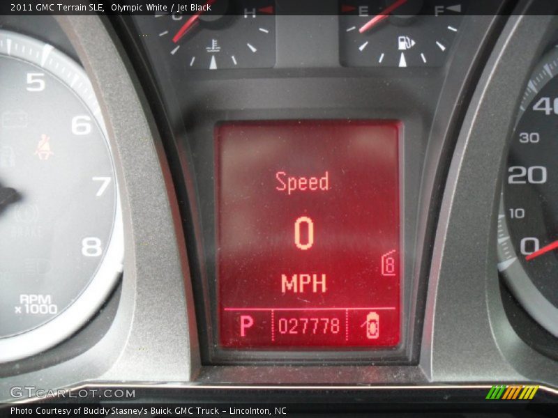 Olympic White / Jet Black 2011 GMC Terrain SLE