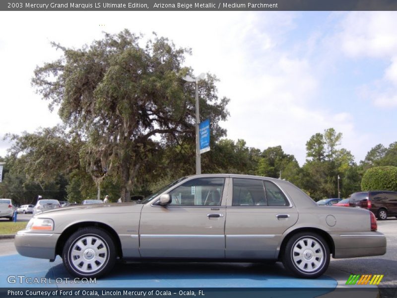 Arizona Beige Metallic / Medium Parchment 2003 Mercury Grand Marquis LS Ultimate Edition