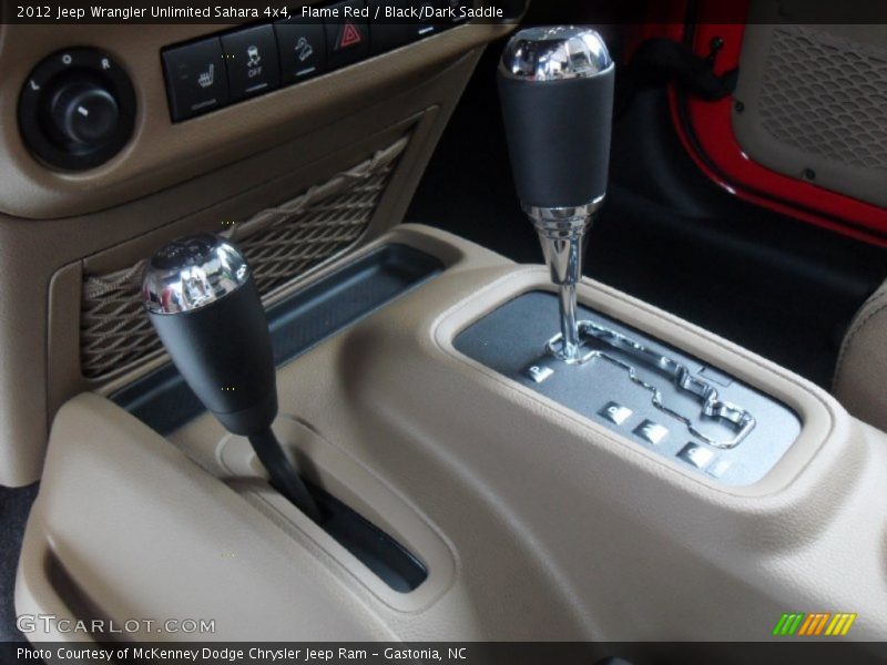  2012 Wrangler Unlimited Sahara 4x4 5 Speed Automatic Shifter