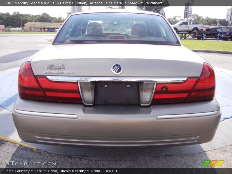 Arizona Beige Metallic / Medium Parchment 2003 Mercury Grand Marquis LS Ultimate Edition