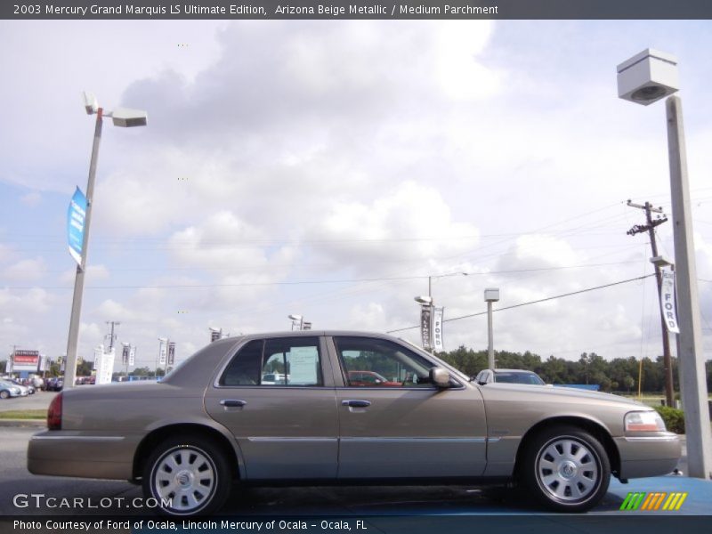 Arizona Beige Metallic / Medium Parchment 2003 Mercury Grand Marquis LS Ultimate Edition